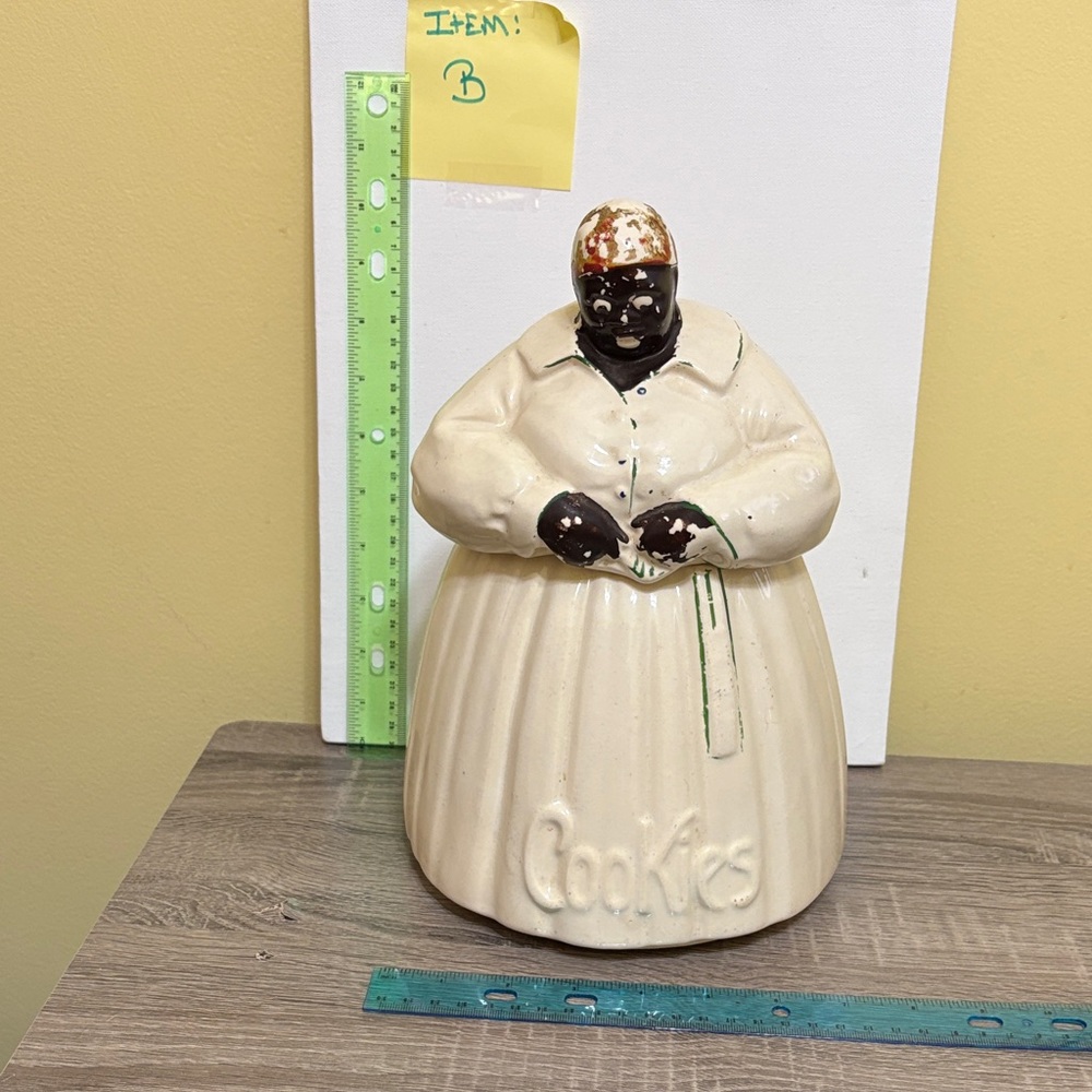 Ceramic Figurine Cookie Jar